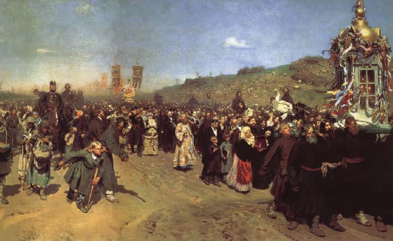 Ilya Repin Religious Procession in the Province of Kursk China oil painting art